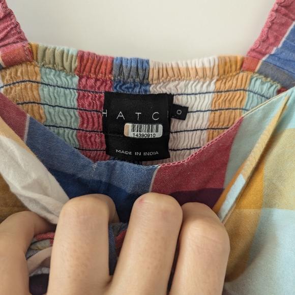 Hatch Scarlet Maternity Dress with a bow - Picture 3 of 6